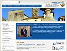 Tablet Screenshot of comune.cittaducale.ri.it